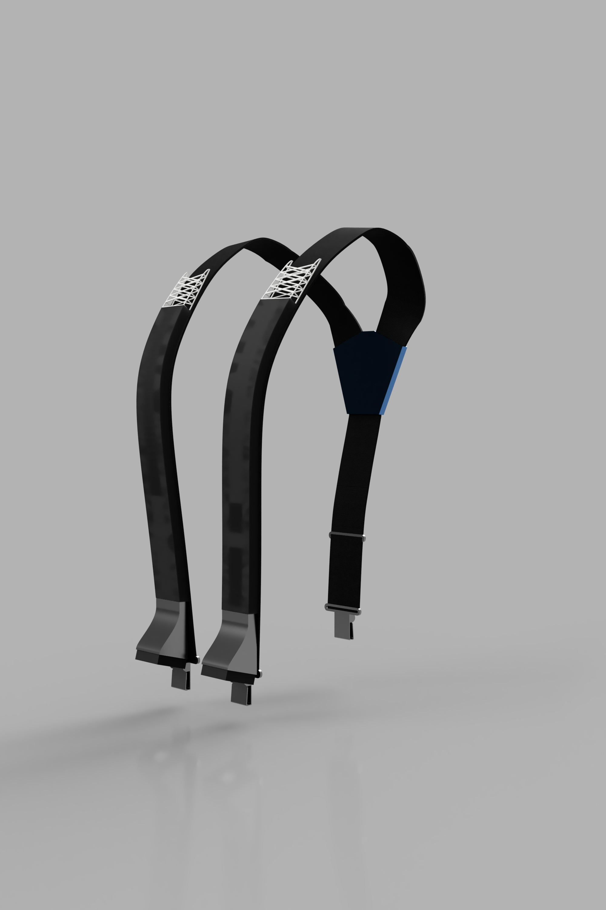 ClemaCore solid-state active cooling harness, worn under industrial PPE